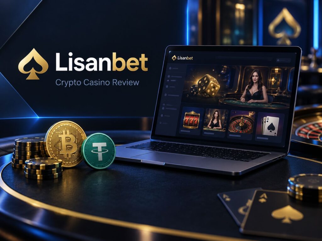 Lisanbet crypto casino review with Bitcoin, USDT and online casino games